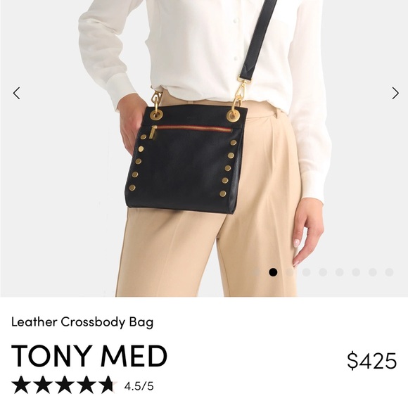 *Hammitt* TONY Medium | Black & Gunmetal | NWT | Dustbag Included | Leather - Picture 11 of 11